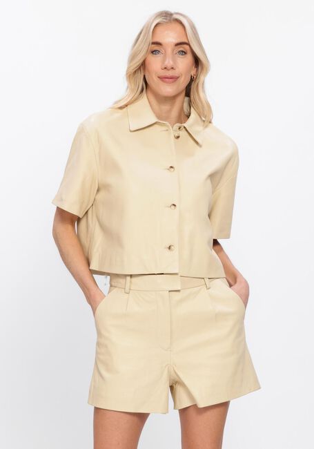 Beige STUDIO AR Lederjack EVELINE SHEEP SOFT WAXED - large