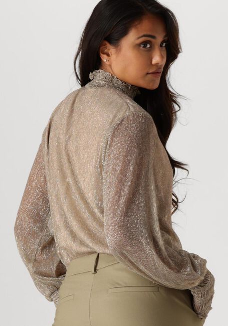 Beige MOS MOSH Blusen XIMENA GLAM LS BLOUSE - large