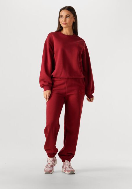 Bordeaux ALIX THE LABEL Jogginghose LADIES KNITTED ALIX SWEAT PANTS - large