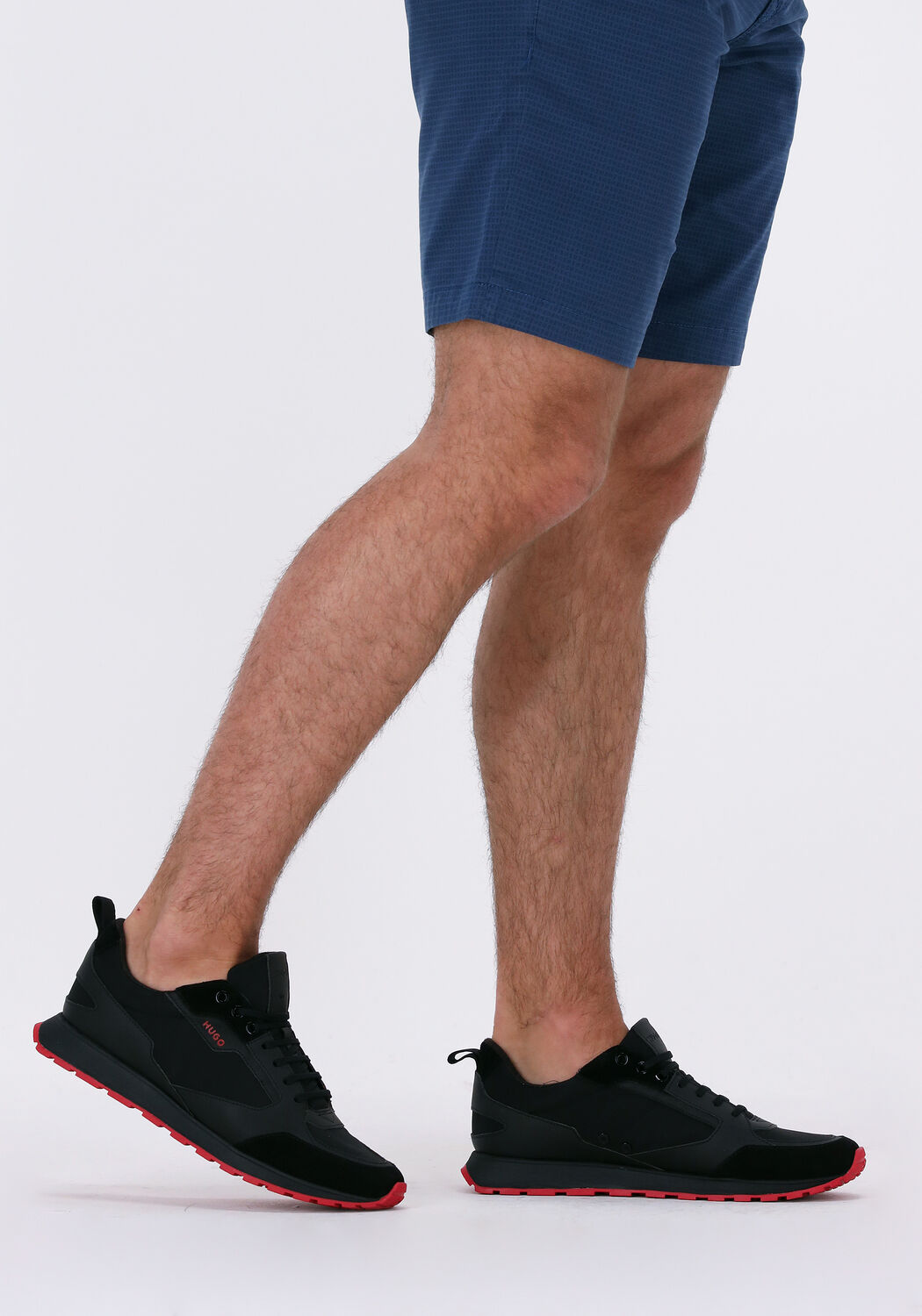 Schwarze HUGO Sneaker Low ICELIN RUNN - large