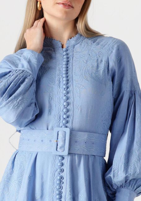 Hellblau SCARLETT POPPIES Minikleid BERITE SHORT DRESS - large