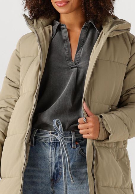 Sand WITHBLACK Wattierte Jack WBLGLORIAN LONG PUFFER JACKET - large