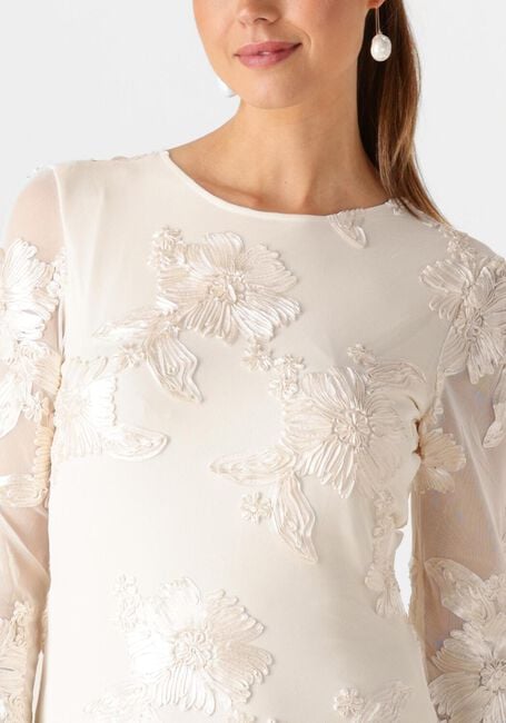 Ecru Y.A.S. Brautmode YASFLOREE LS TRAIN DRESS - CELEB - large