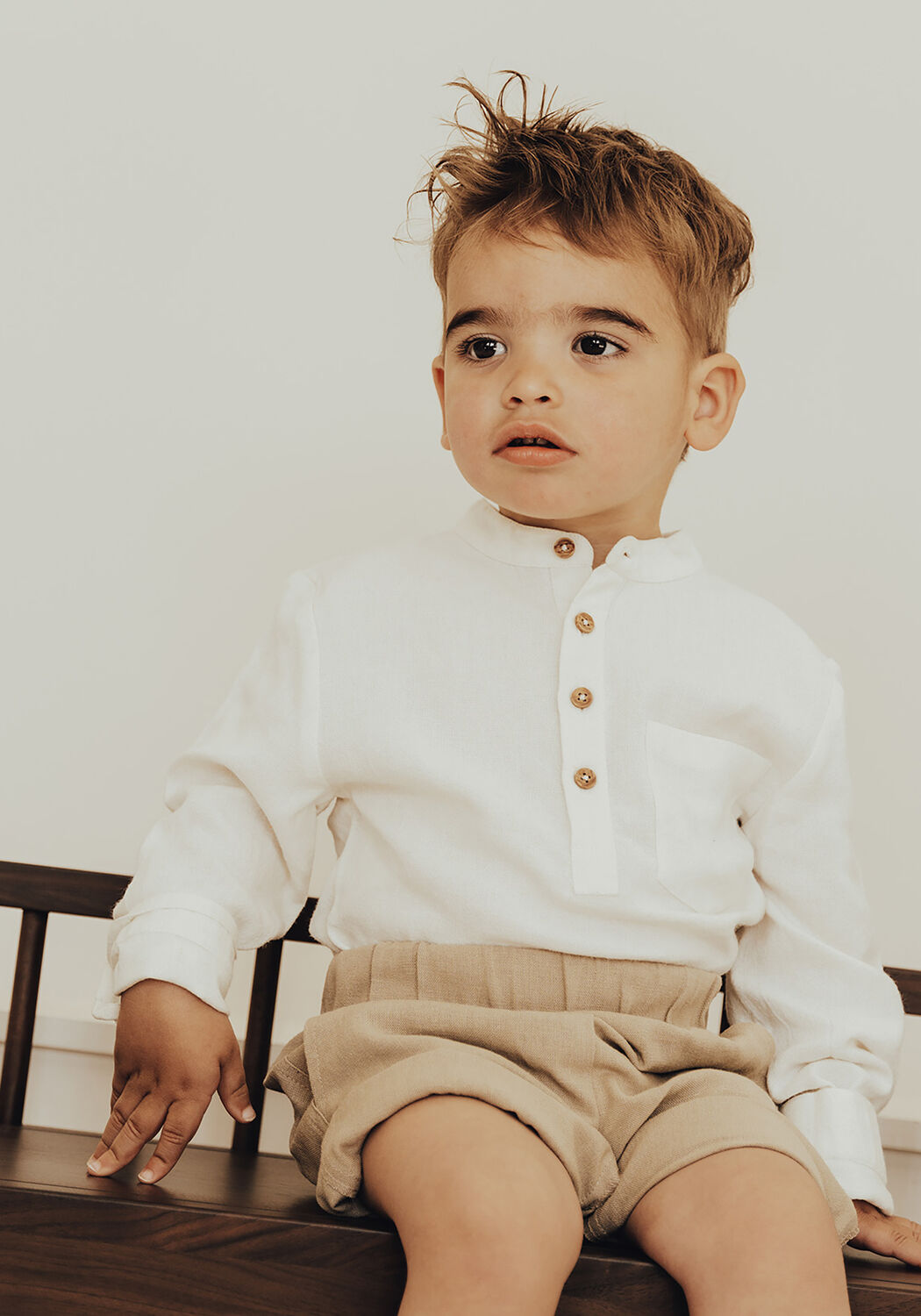 Nicht-gerade weiss BAJE STUDIO Casual-Oberhemd LONGSLEEVE BLOUSE - large