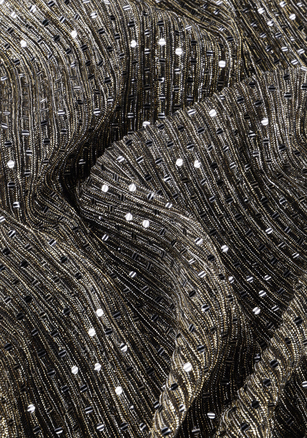 Goldfarbene AAIKO Minikleid GWEN MESH PES 180 - large