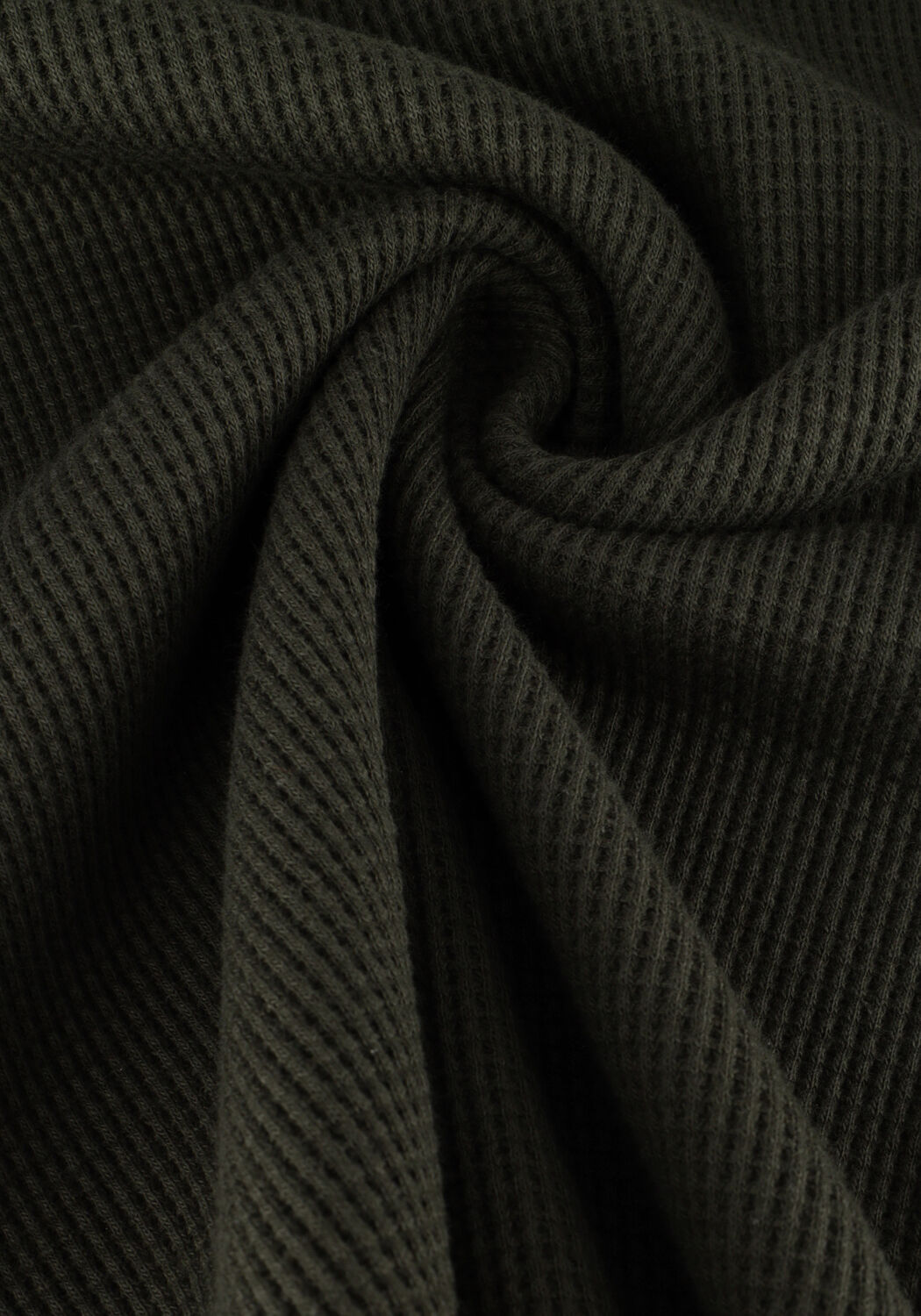 Dunkelgr&uuml;n ANERKJENDT Polos & T-Shirts AKKIKKI L/S WAFFLE TEE - large