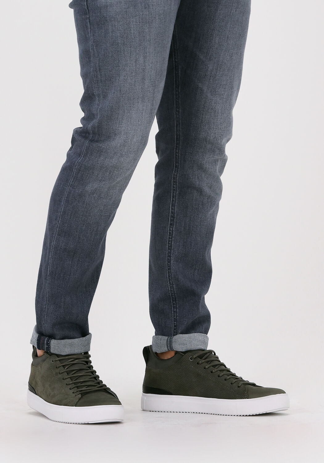 Gr&uuml;ne BLACKSTONE Sneaker Low SG28 - large