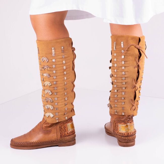 Cognacfarbene KARMA OF CHARME Hohe Stiefel SINCRONIA Cognacfarbene KARMA OF CHARME Hohe Stiefel SINCRONIA - large