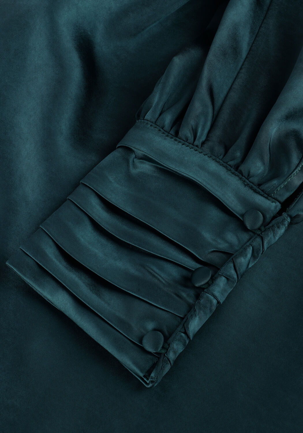 Blaue NOTRE-V Midikleid NV-DORISSA SATIN DRESS - large