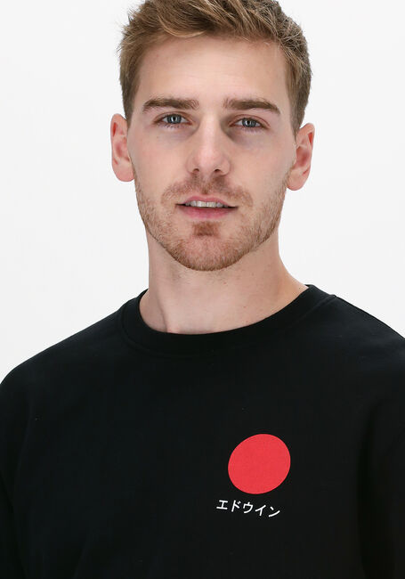 Schwarze EDWIN Sweatshirt JAPANESE SUN SWEAT - large