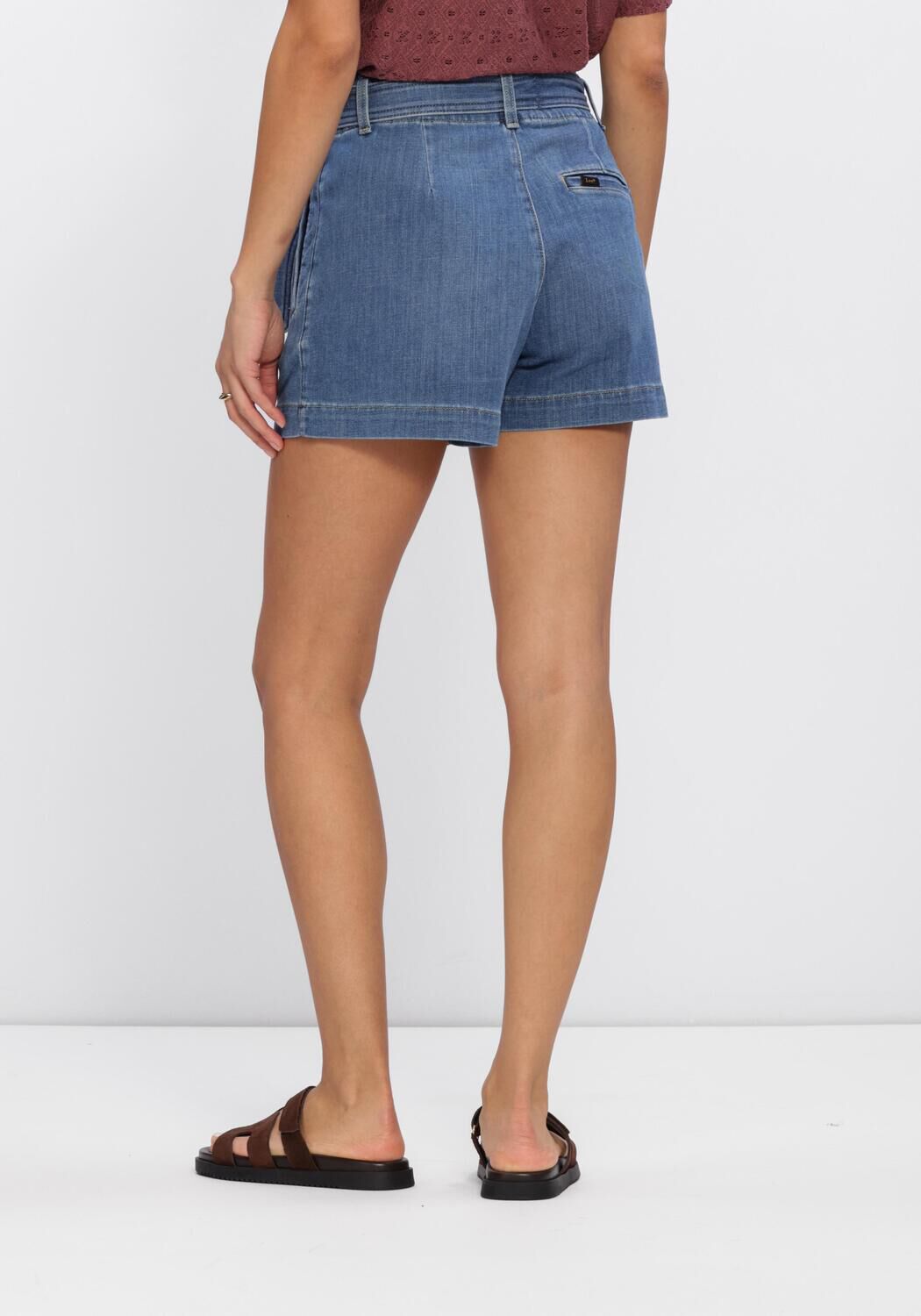 Blaue LEE Kurze Hosen SHORT WITH BOW FULL - large