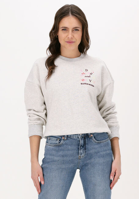 Hellgrau SCOTCH & SODA Sweatshirt ORGANIC COTTON SWEATSHIRT WITH - large
