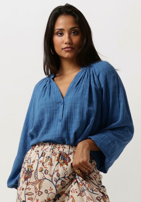 Blaue STELLA FOREST Blusen E24CH045 - large