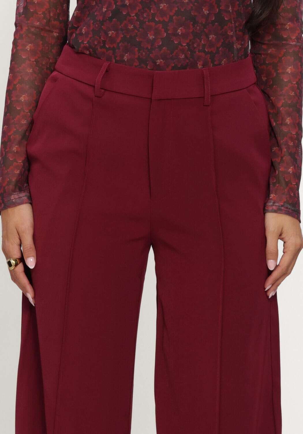 Bordeaux YDENCE Weite Hose PANTS GENEVE - large