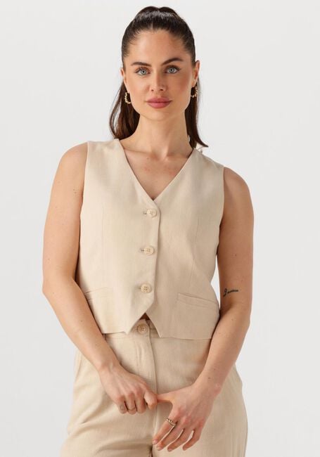 Beige YDENCE Gilet GILET ERICA - large