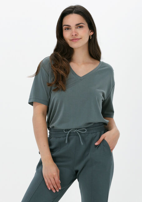 Grüne SIMPLE T-shirt JERSEY TOP - large