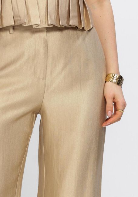 Goldfarbene FREEBIRD Weite Hose F-WV-SHINY-TWILL-26-1 - large