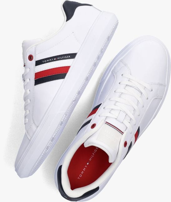 Weiße TOMMY HILFIGER Sneaker low ESSENTIAL CUPSOLE - large