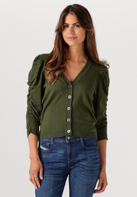 Dunkelgrün MINUS Strickjacke SEANA KNIT CARDIGAN - large