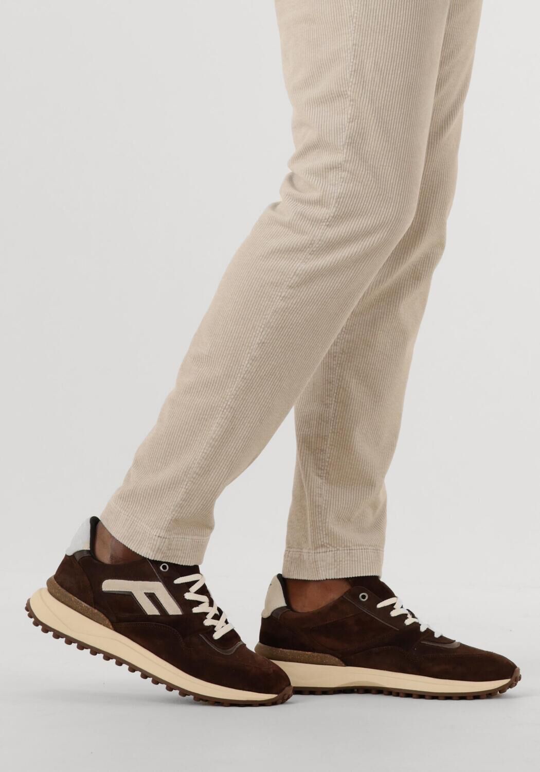 Braune FLORIS VAN BOMMEL Sneaker Low SFM-10139 NOPPI - large
