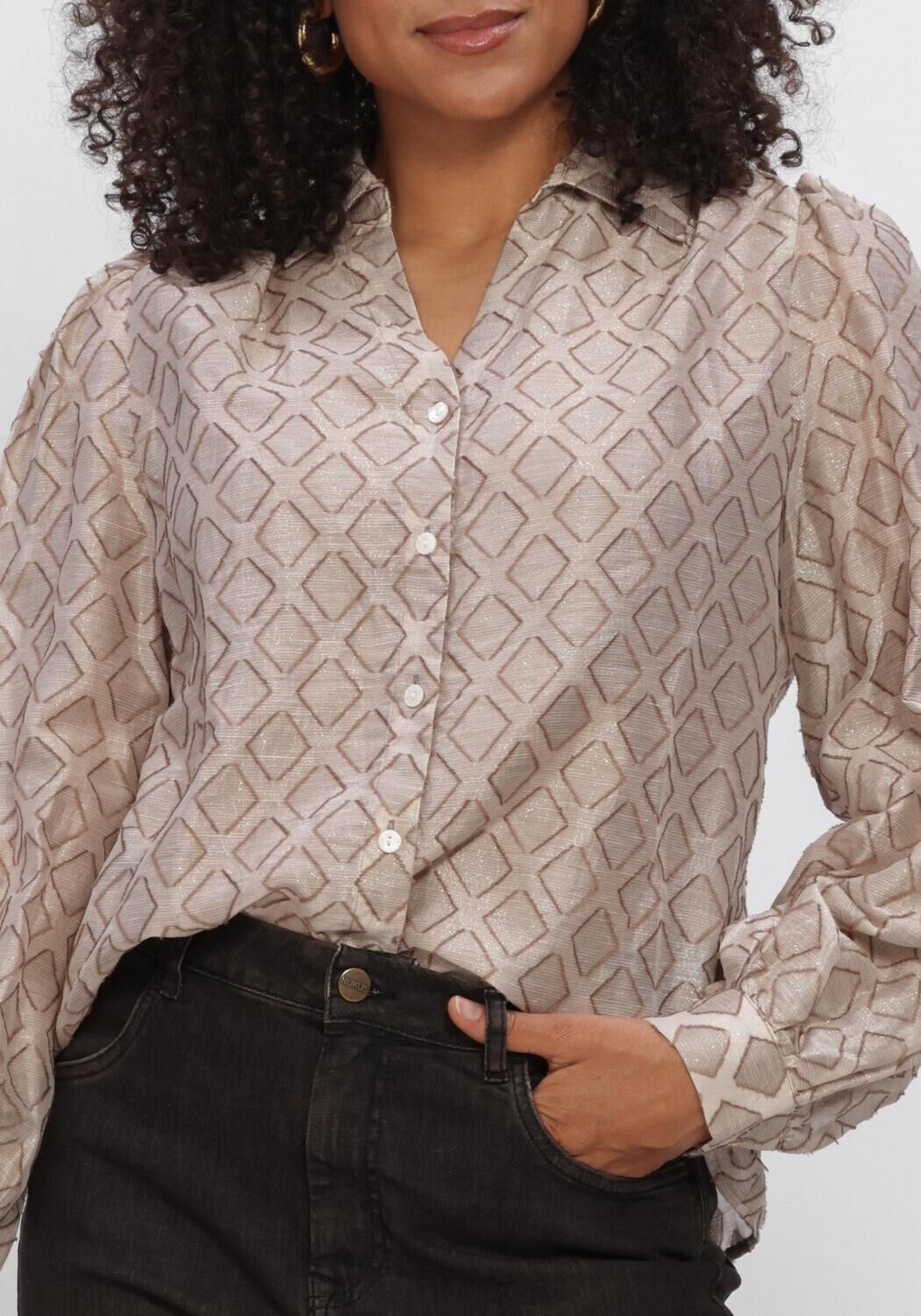 Beige NUKUS Blusen ANTONELLA BLOUSE PATTERN - large