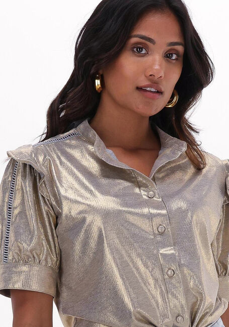 Goldfarbene EST'SEVEN Blusen EST’BLOUSE STAIRS - large