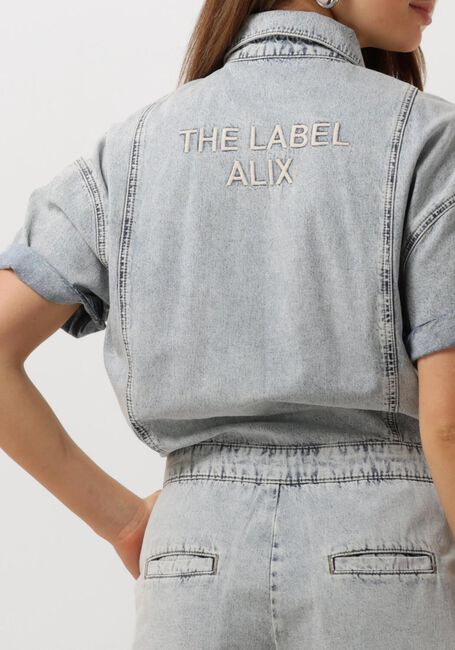 Blaue ALIX THE LABEL Playsuits LADIES WOVEN DENIM PLAYSUIT - large