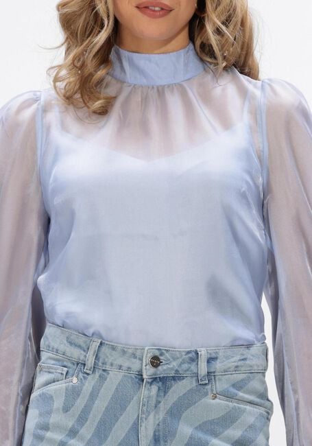 Blaue DANTE6 Blusen OCEAN PUFFY SLEEVE TOP - large