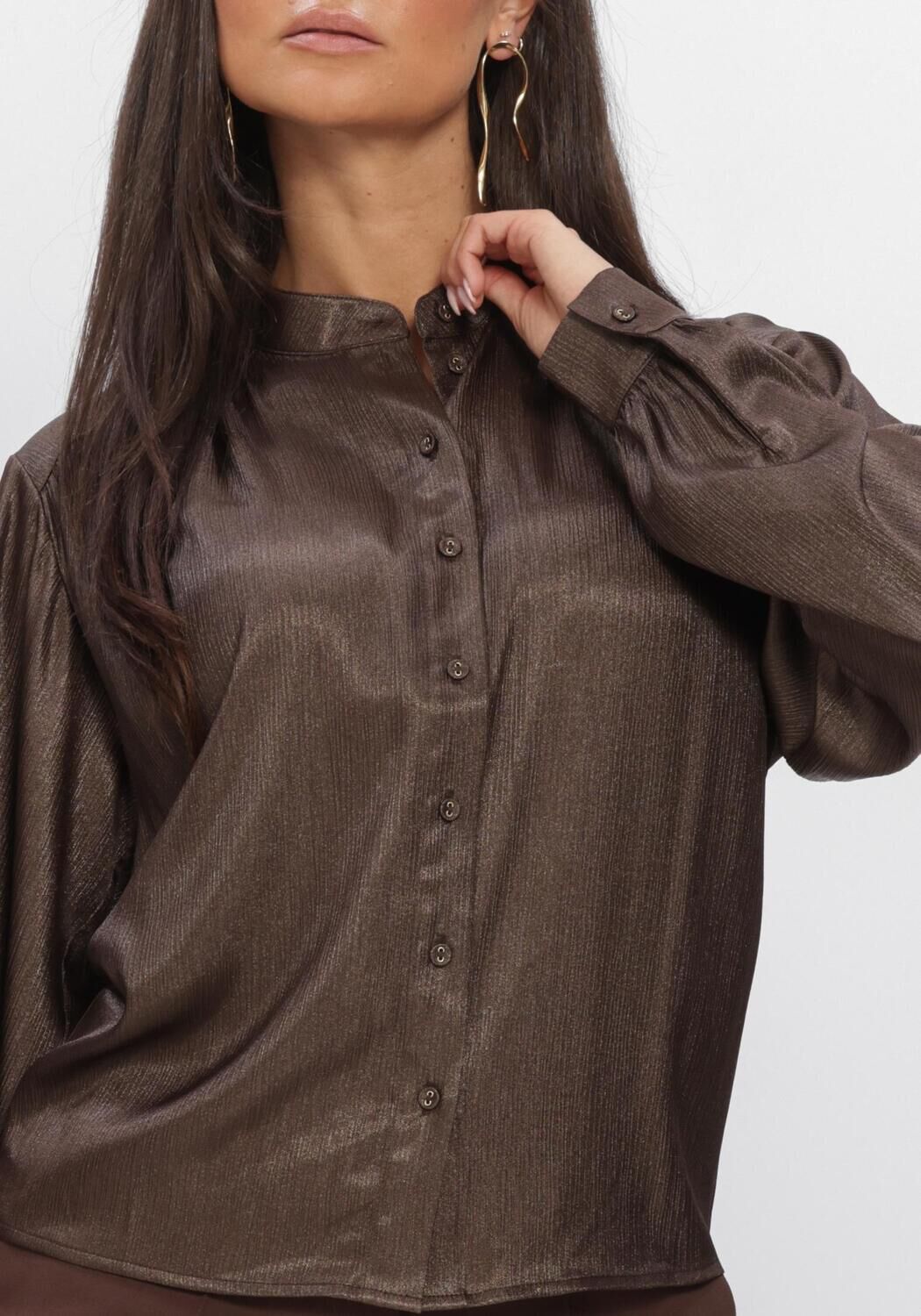 Braune AAIKO Blusen LIV PES 516 - large