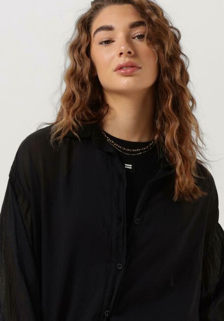 Schwarze 10DAYS Midikleid DRESS PARIS VOILE - large