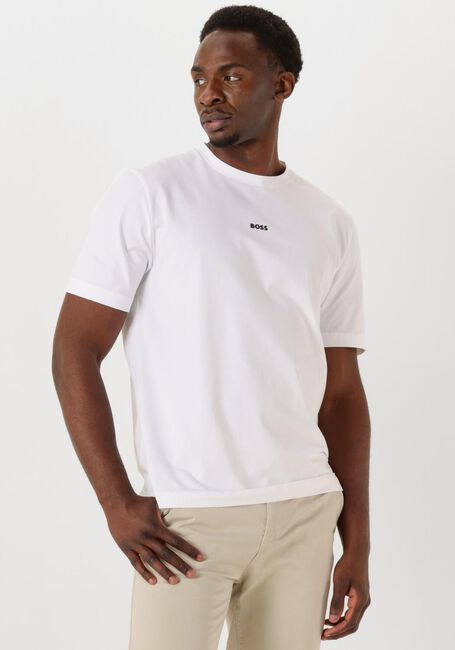 Weiße BOSS ORANGE T-shirt TCHUP 10242929 01 - large