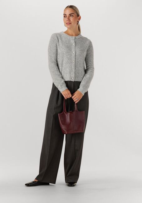 Hellgrau SUMMUM Strickjacke CARDIGAN WOOL ELASTANE BLEND KNIT - large