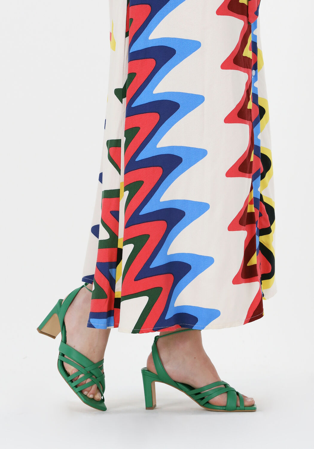 Gr&uuml;ne NOTRE-V Sandalen 12372 - large