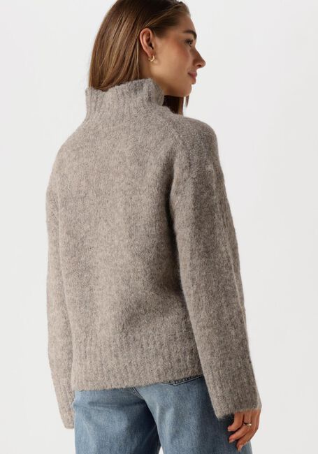 Graue SELECTED FEMME Pullover SLFGABELLA LS KNIT HIGH-NECK - large