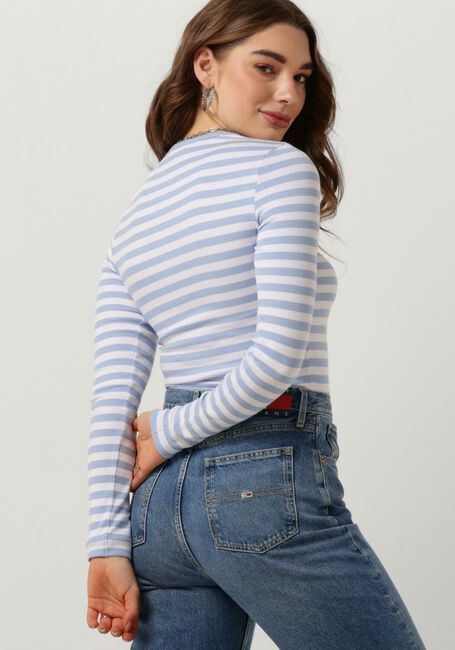 Blaue TOMMY JEANS Tops & T-shirts TJW ESSENTIAL RIB STRIPE TOP - large