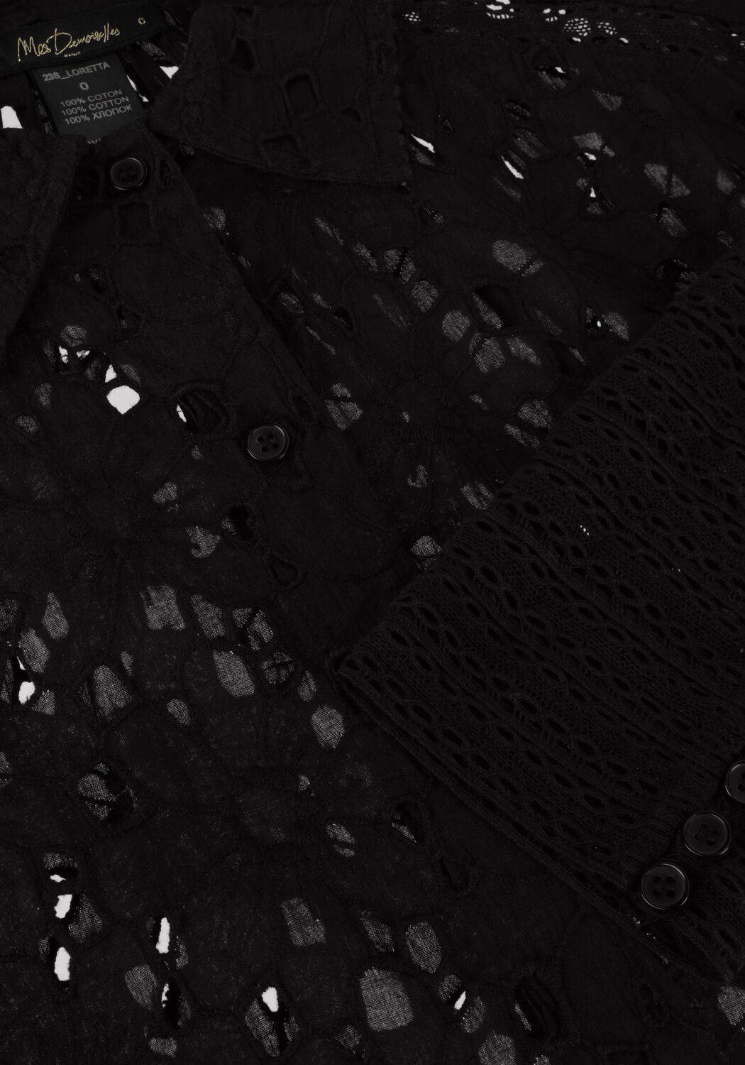 Schwarze MES DEMOISELLES Blusen SHIRT LORETTA - large