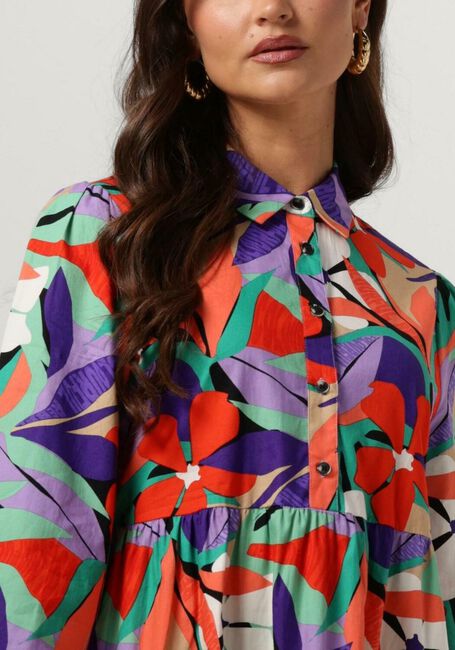 Mehrfarbige/Bunte COLOURFUL REBEL Maxikleid VIANNE BIG FLOWER MAXI DRESS - large