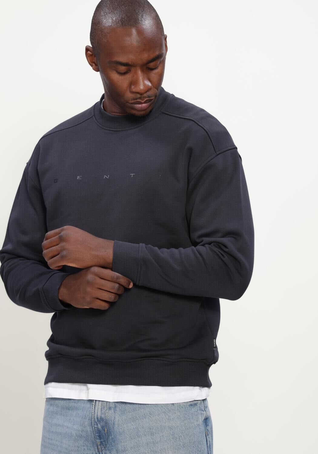 Dunkelblau GENTI Pullover & Cardigans SWEAT CREW - large
