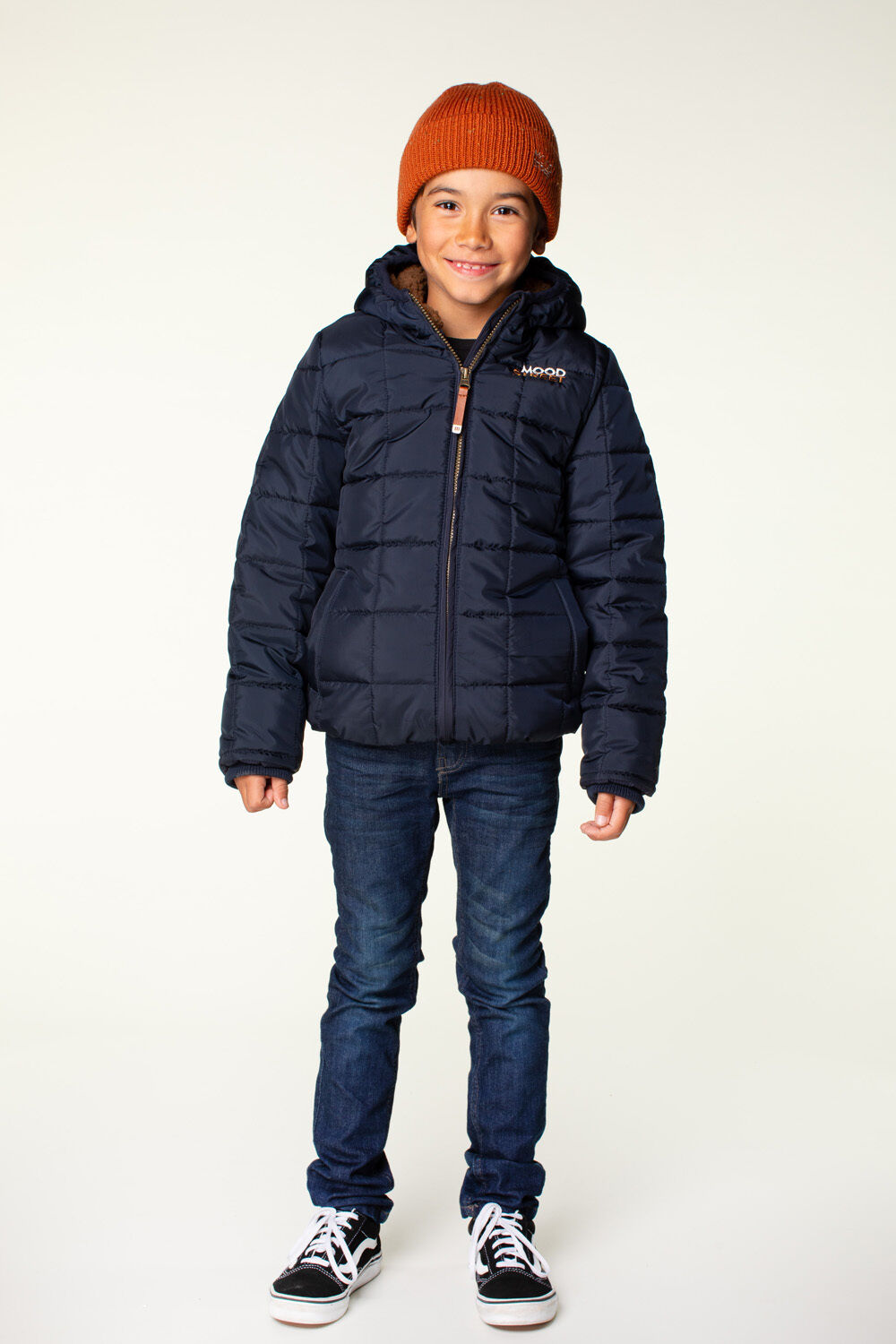 Dunkelblau MOODSTREET Wattierte Jack WINTERJACKET JAMES - large