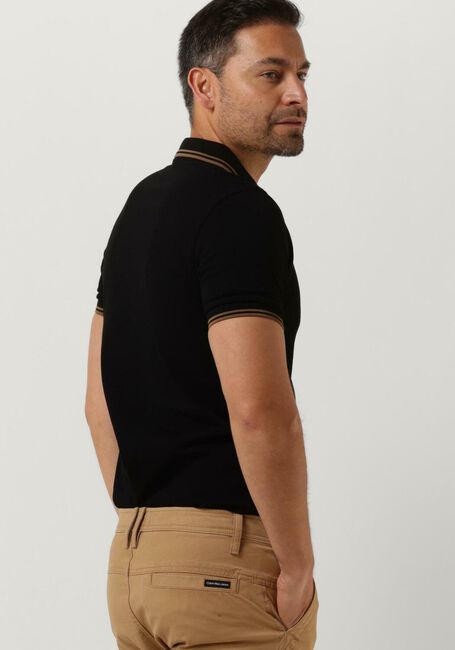 Schwarze FRED PERRY Polo-Shirt TWIN TIPPED FRED PERRY SHIRT - large