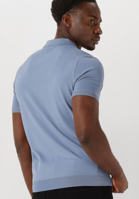 Hellblau GENTI Polo-Shirt POLO BUTTON SS K2046-1260 - large