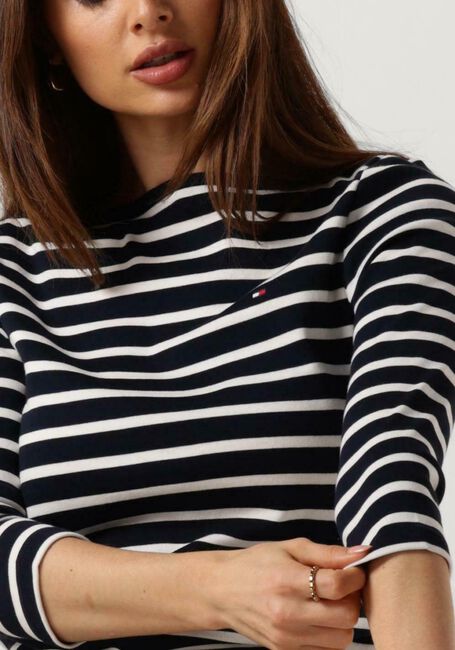 Dunkelblau TOMMY HILFIGER Tops & T-shirts NEW CODY SLIM BOAT-NK SS 3/4SLV - large