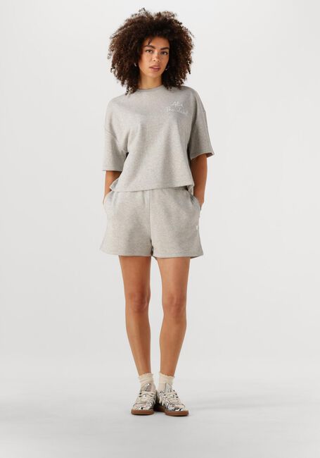 Hellgrau ALIX THE LABEL Kurze Hose LADIES KNITTED SWEAT SHORT - large