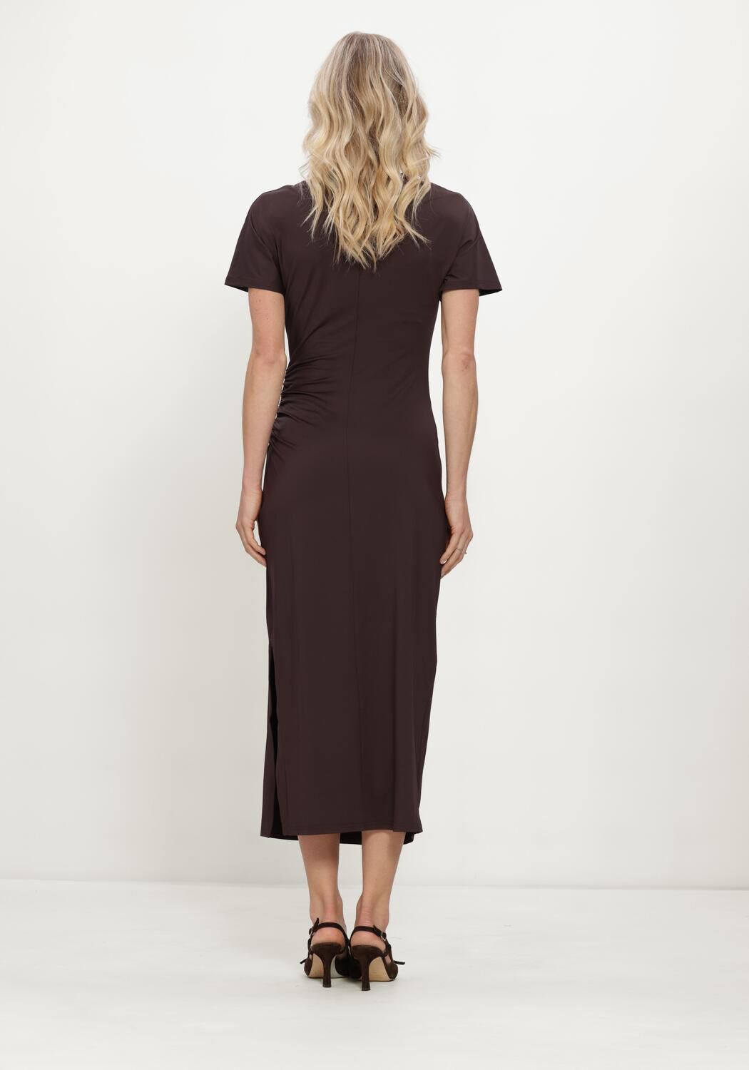 Braune ROSEMUNDE Midikleid BRIDGET - large