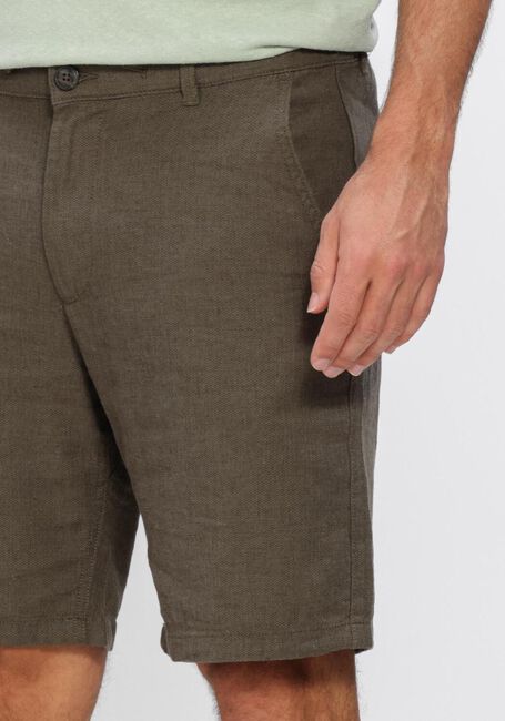 Dunkelgr&uuml;n SELECTED MEN Kurze Hose SLHREGULAR-BRODY LINEN BLD SHORTS NOOS - large