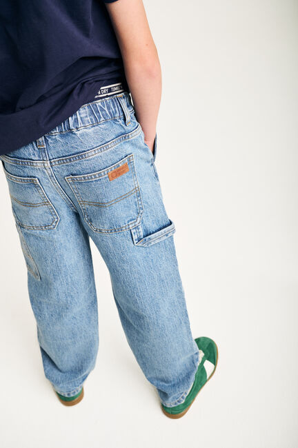 Blaue TUMBLE 'N DRY Straight leg jeans JAIDEN CARPENTER - large