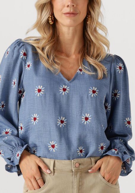 Blaue YDENCE Blusen TOP PHILOU - large