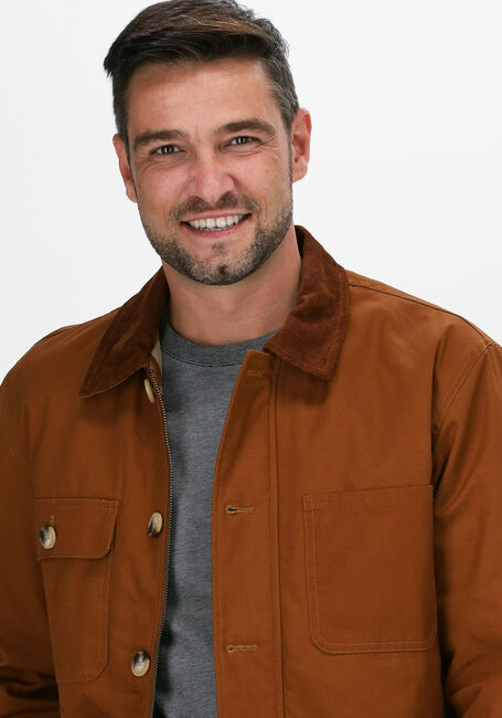 Braune SELECTED HOMME Jack SLHSUST. ICONICS CHORE JKT W - large