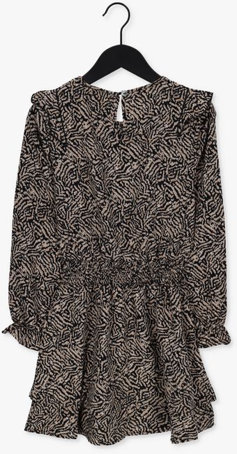 Schwarze RELLIX Minikleid DRESS RUFFLE AOP - large