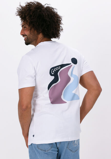 Weiße THE GOODPEOPLE T-shirt TEX - large